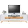 TV-ELEMENT 178/53,6/40 cm - Eichefarben/Weiß, Design, Holz/Holzwerkstoff (178/53,6/40cm) - Xora