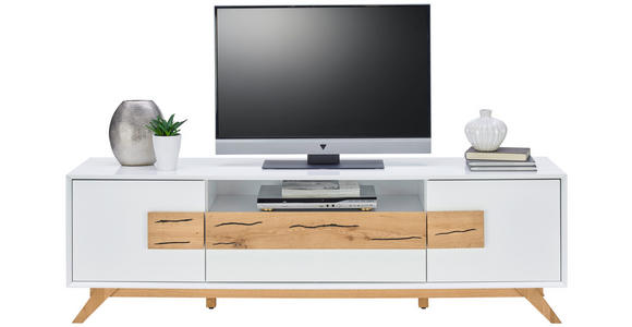TV-ELEMENT 178/53,6/40 cm - Eichefarben/Weiß, Design, Holz/Holzwerkstoff (178/53,6/40cm) - Xora