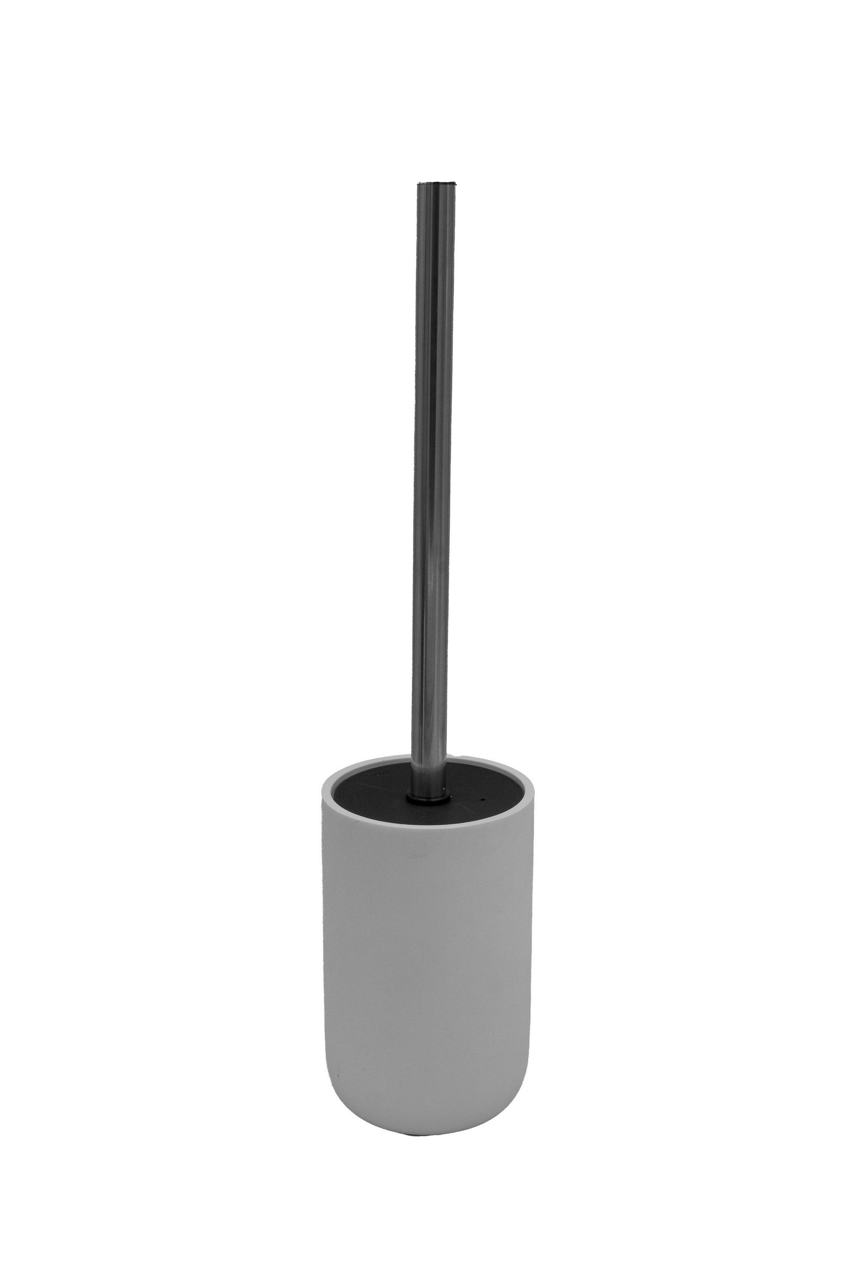 WC KEFE-SZETT fém    - fekete/fehér, Basics, műanyag/fém (9,5/41/9,5cm) - Sadena