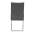 SCHWINGSTUHL Lederlook Edelstahlfarben, Grau - Edelstahlfarben/Grau, Design, Textil/Metall (43/94/56cm) - Valnatura