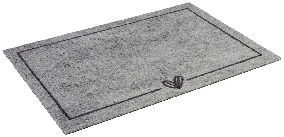 FUßMATTE  50/150 cm  Grau  - Grau, Basics, Kunststoff/Textil (50/150cm) - Esposa