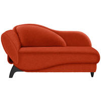 LIEGE Webstoff Rostfarben  - Rostfarben/Schwarz, MODERN, Holz/Textil (84/87/171-190cm) - Joka