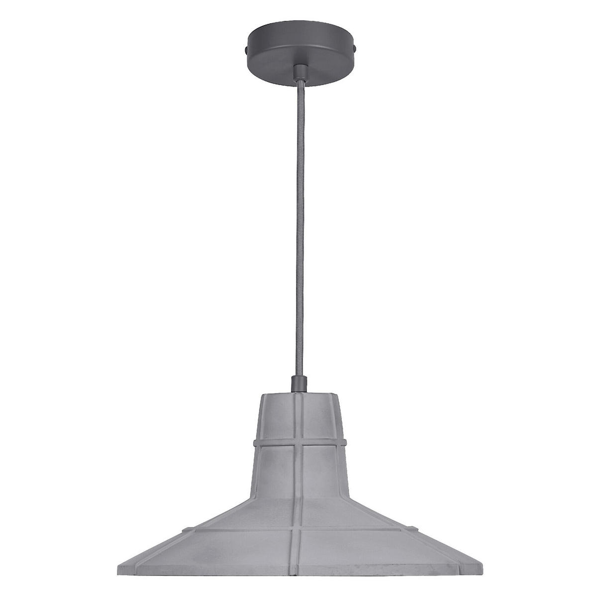 HÄNGELEUCHTE 32.5/121.5 cm  - Dunkelgrau, Basics, Stein/Metall (32.5/121.5cm) - Osram
