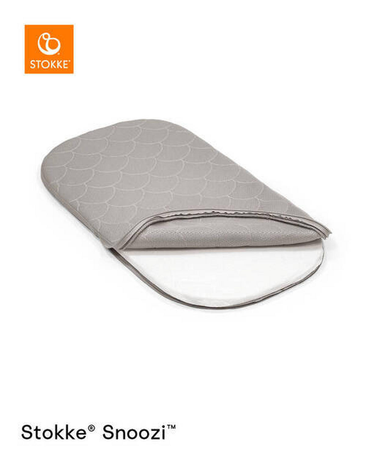 BEISTELLBETT Snoozi   - Schwarz/Grau, Basics, Holz/Textil (59,7/76/87,1cm) - Stokke