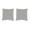 KISSENHÜLLEN-SET FJELLA 40/40 cm  - Silberfarben, Basics, Textil (40/40cm)