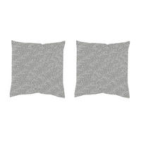 KISSENHÜLLEN-SET FJELLA 40/40 cm  - Silberfarben, Basics, Textil (40/40cm)