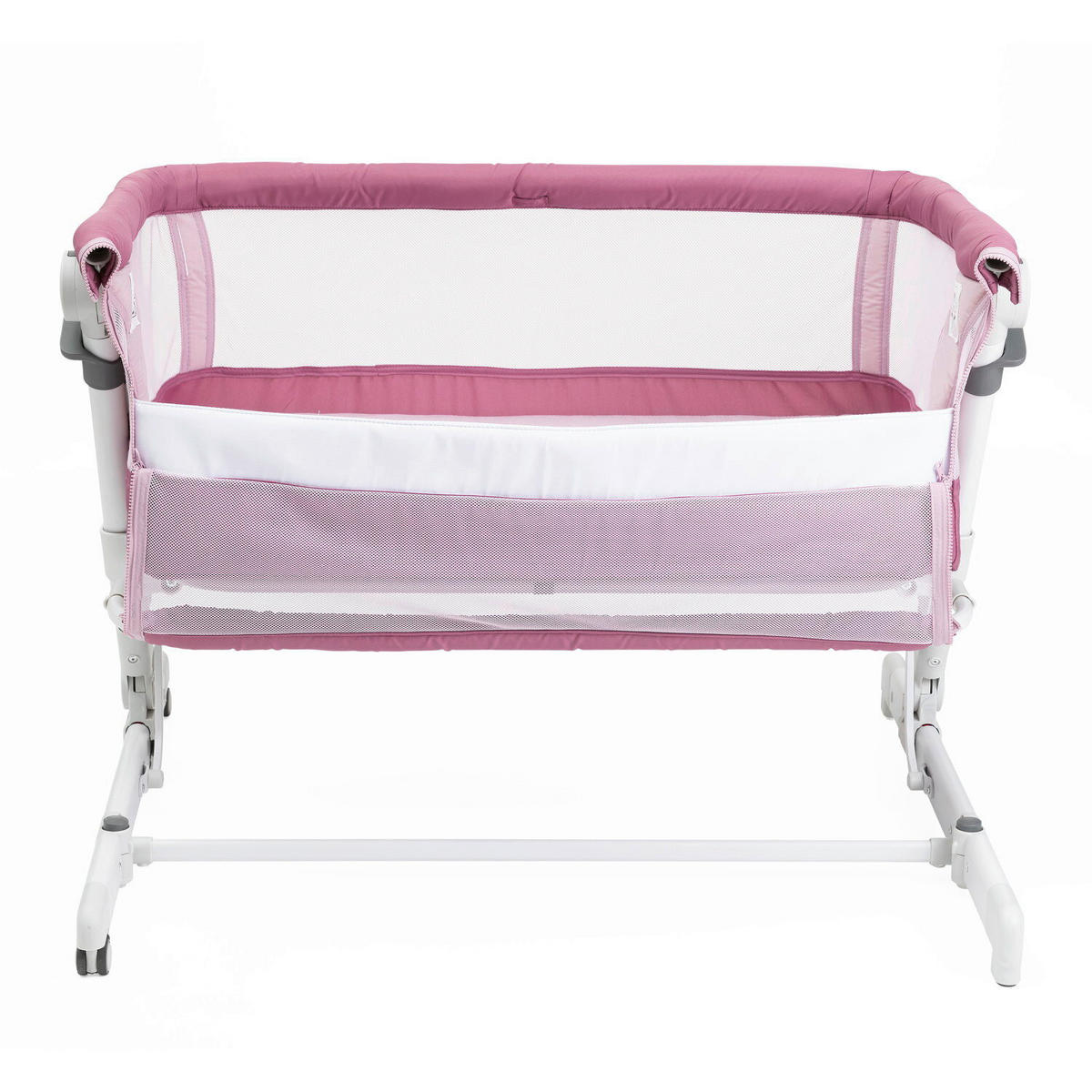 BEISTELLBETT NEXT2ME POP UP  - Pink, Basics, Textil/Metall (87/80/82cm) - Chicco