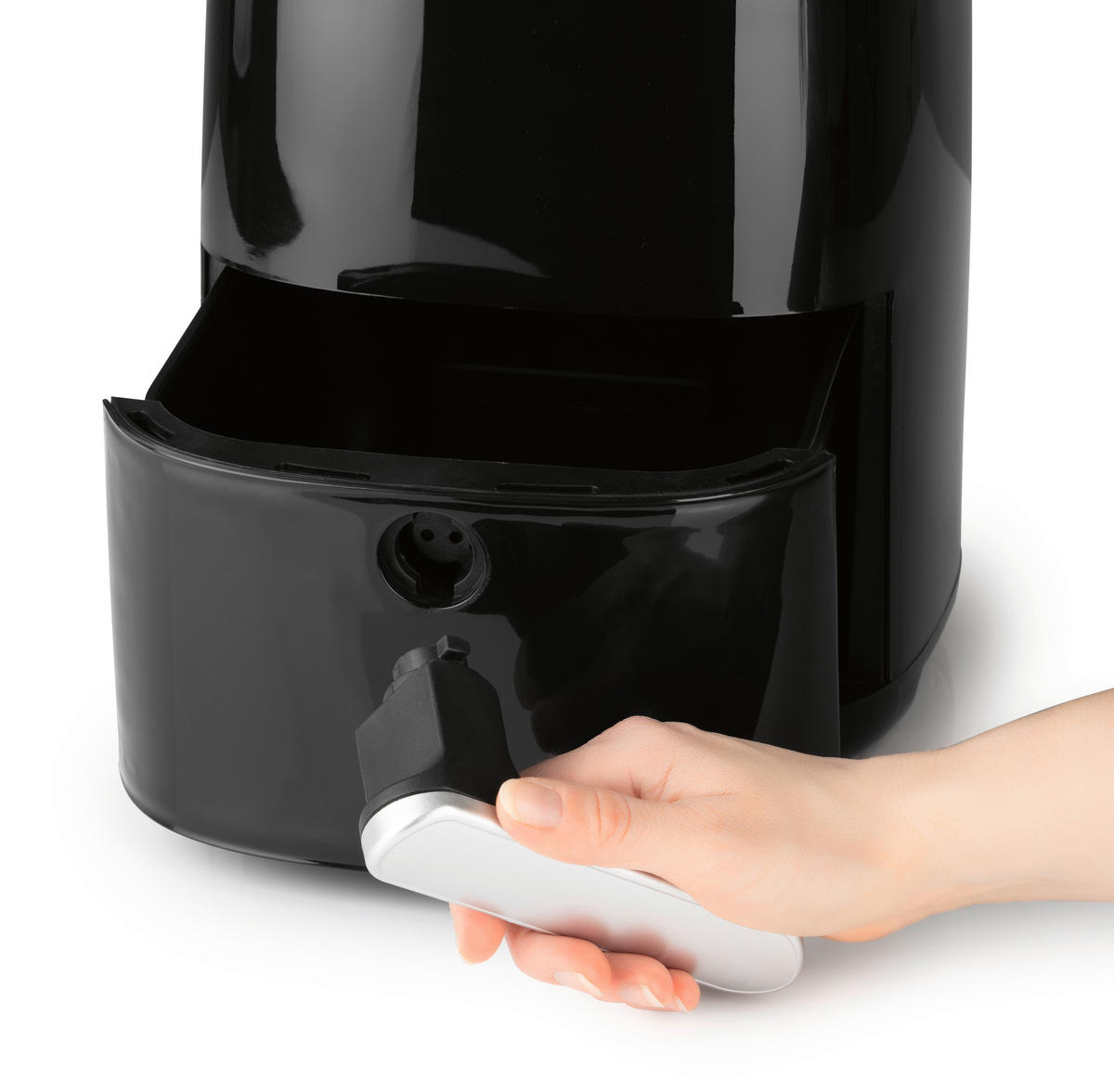 HEIßLUFTFRITTEUSE GOURMETmaxx 3,1 L  - Silberfarben/Schwarz, Basics, Kunststoff/Metall (29/22,5/29,5cm)