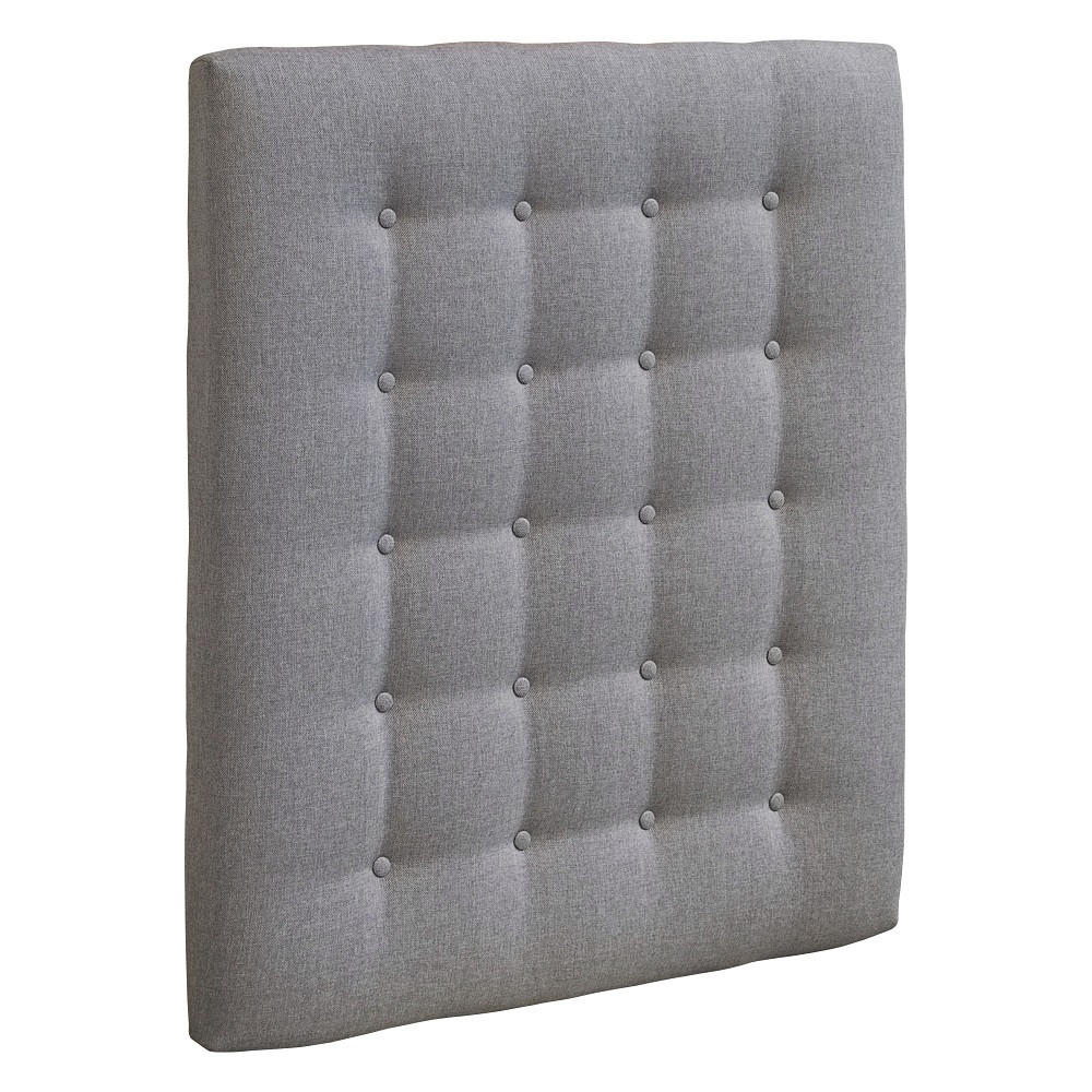 HUVUDGAVEL 105/120/8 cm  - grå, Klassisk, trä/textil (105/120/8cm) - Best Price
