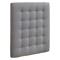 HUVUDGAVEL 105/120/8 cm  - grå, Klassisk, trä/textil (105/120/8cm) - Best Price