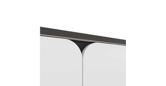 SIDEBOARD  in 136,8/82/35,2 cm  - Schwarz/Weiß, MODERN, Holzwerkstoff/Kunststoff (136,8/82/35,2cm) - Carryhome