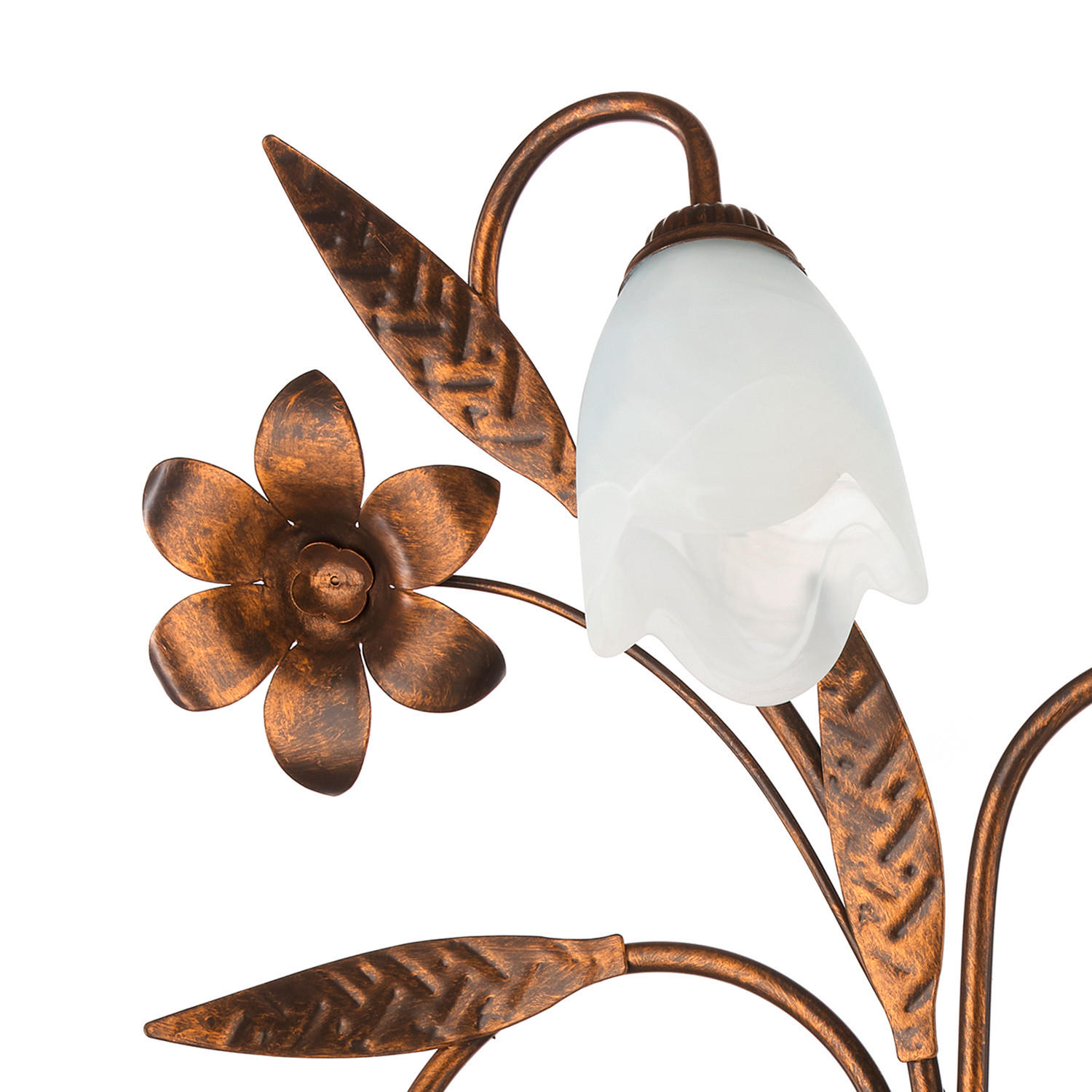 WANDLEUCHTE 40/19/70 cm   - Bronzefarben, Basics, Glas/Metall (40/19/70cm)