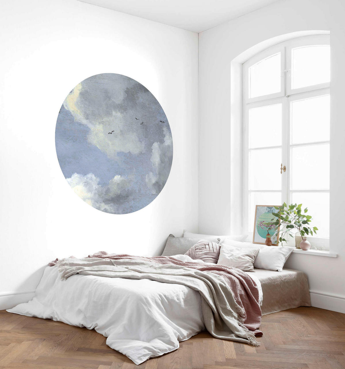 FOTOTAPET 125/125 cm  - blå, Trend (125/125cm)