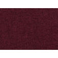 LIEGE in Webstoff Rot  - Chromfarben/Rot, Design, Kunststoff/Textil (220/93/100cm) - Xora