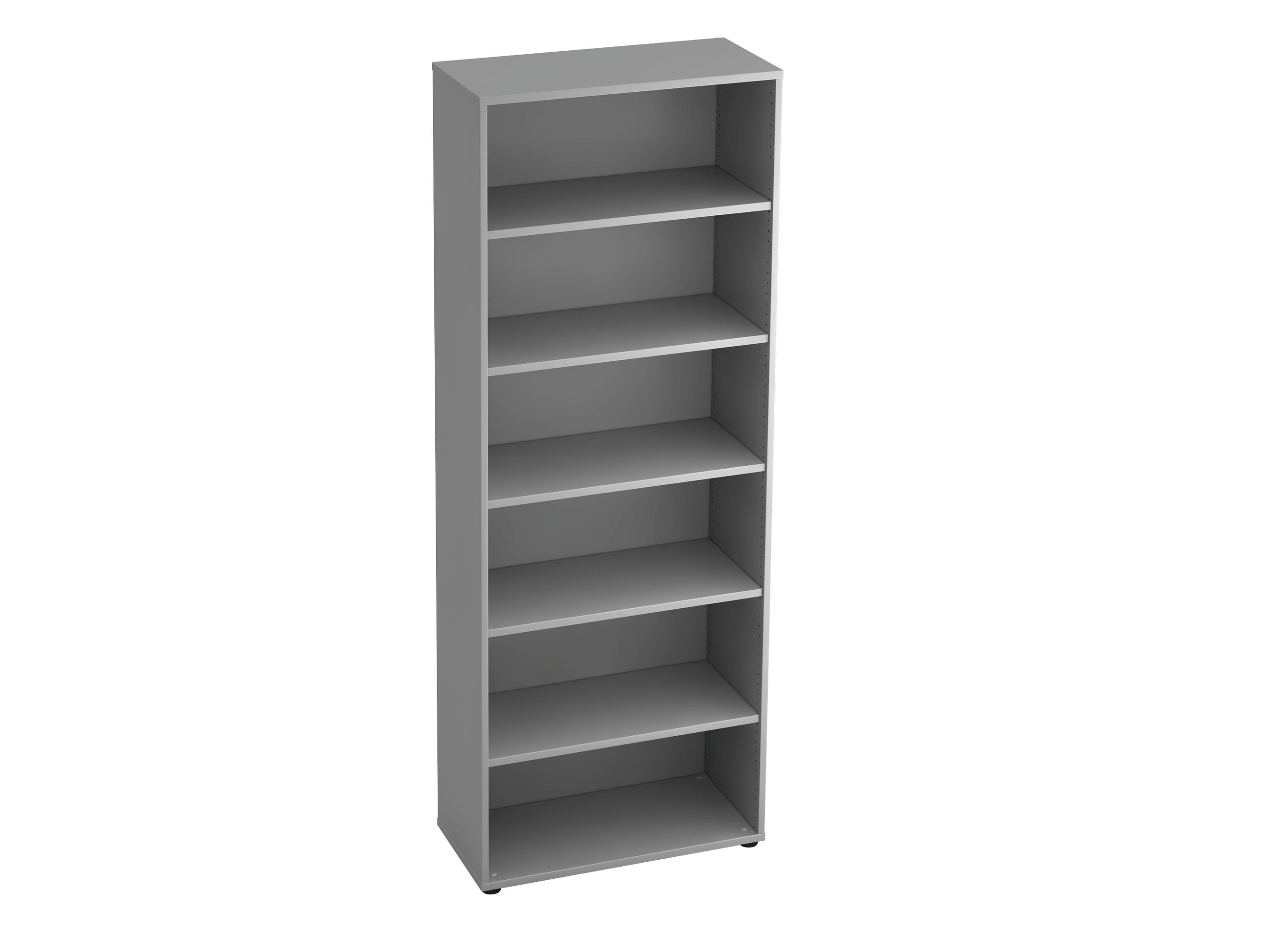 REGAL  80/215,6/40 cm Grau  - Schwarz/Grau, KONVENTIONELL, Holzwerkstoff/Kunststoff (80/215,6/40cm) - Venda