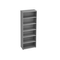 REGAL  80/215,6/40 cm Grau  - Schwarz/Grau, KONVENTIONELL, Holzwerkstoff/Kunststoff (80/215,6/40cm) - Venda