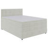 BOXSPRINGBETT 140/200 cm  in Creme  - Creme/Schwarz, Konventionell, Kunststoff/Textil (140/200cm) - Carryhome