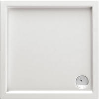 TUŠ KADA - bijela, Basics, plastika (80/5,5/80cm)