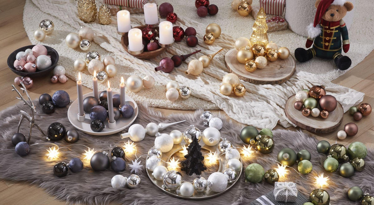 CHRISTBAUMSPITZE  - Anthrazit, Basics, Glas (31cm) - X-Mas
