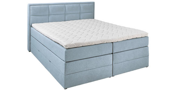 BOXSPRINGBETT 180/200 cm in Türkis - Türkis, KONVENTIONELL, Textil (180/200cm) - Esposa
