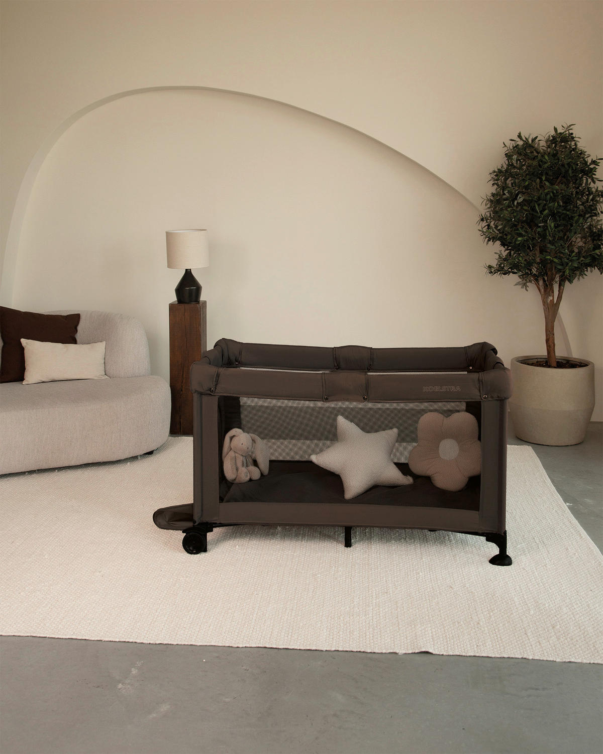 REISEBETT Travelsleeper T5 Braun  - Braun, Basics, Kunststoff/Textil (126/65/75cm) - Koelstra