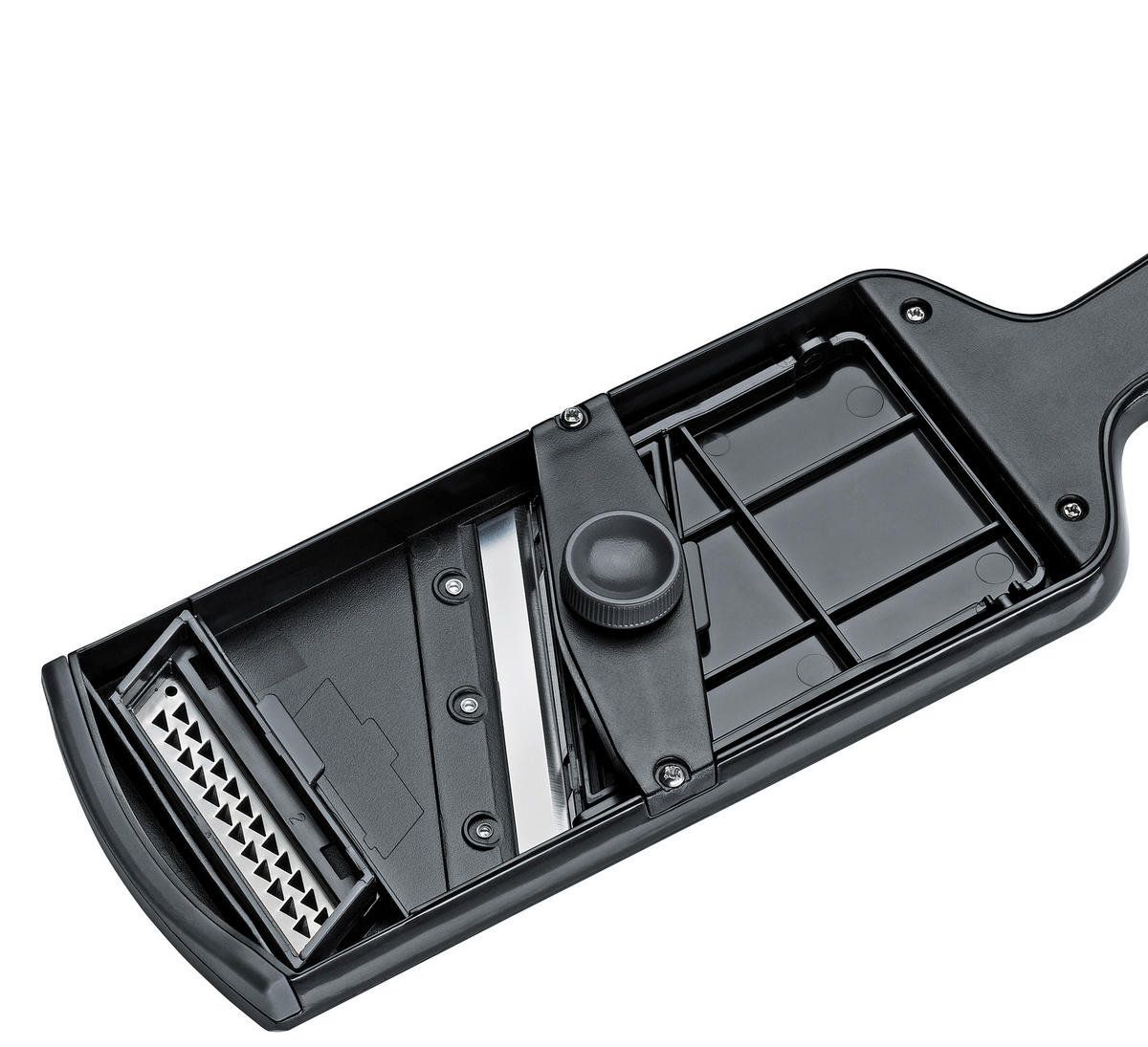 GEMÜSEHOBEL SMART  - Schwarz, Basics, Kunststoff/Metall (32,5/10/6,5cm) - KÜCHENPROFI