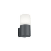 AUßENWANDLEUCHTE 8,5/17,5 cm   - Anthrazit/Weiß, Basics, Kunststoff/Metall (8,5/17,5cm)