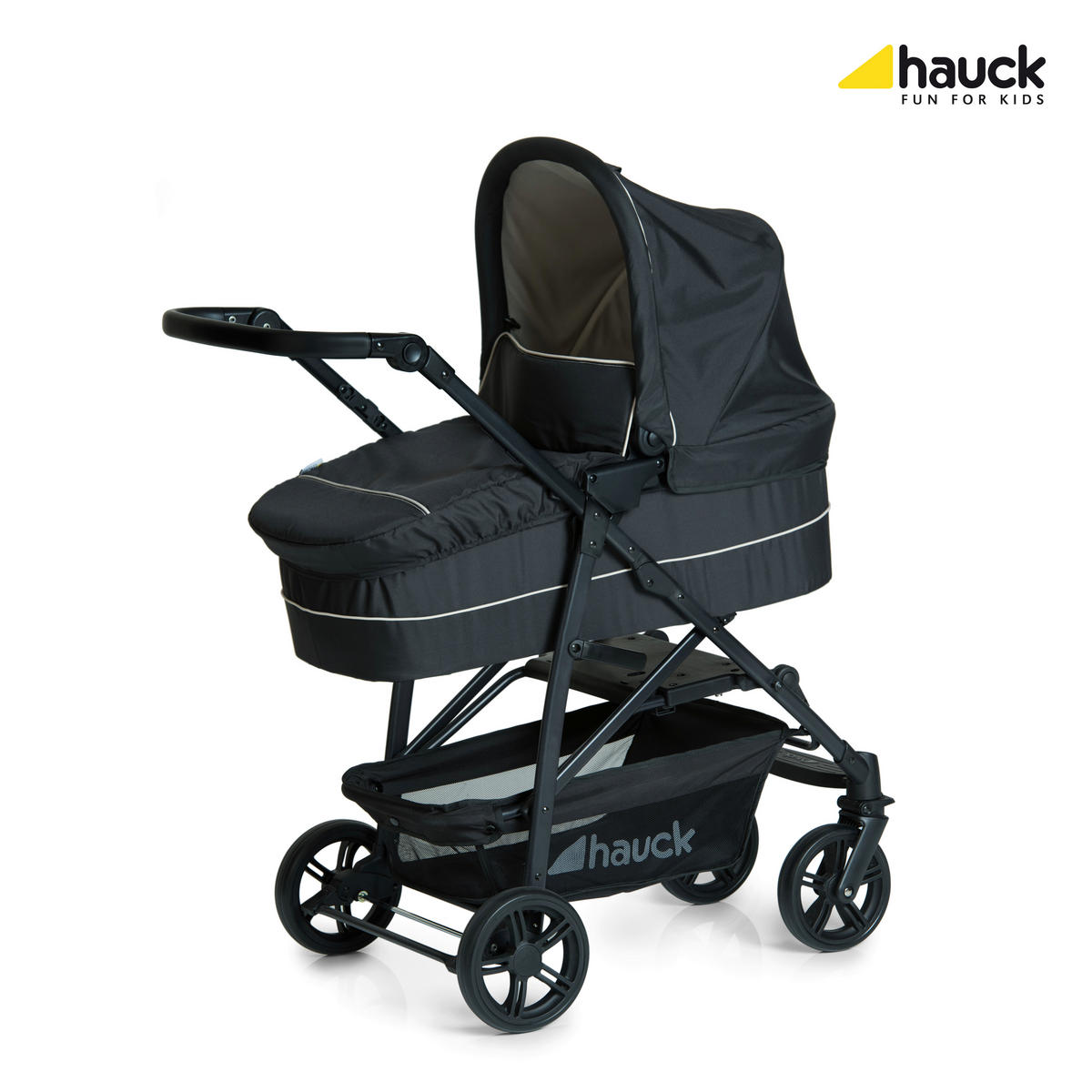 DEČJA KOLICA - SET   - bež/crna, Osnovno, tekstil/metal (104/54/92cm) - Hauck