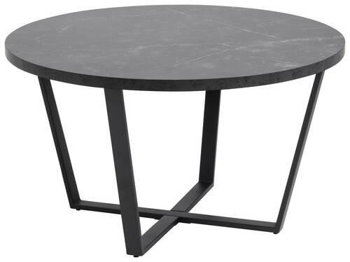 KLUB STOČIĆ  crna  - crna, Dizajnerski, metal/pločasti materijal (77/77/44cm) - Carryhome