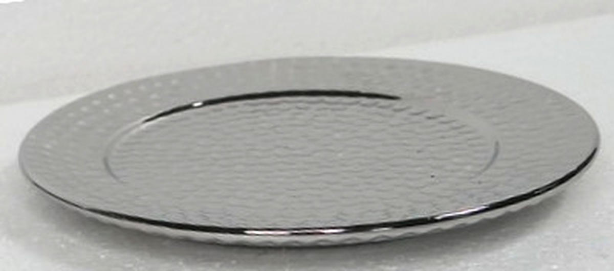 DEKOTELLER - Silberfarben, Basics, Keramik (16cm)