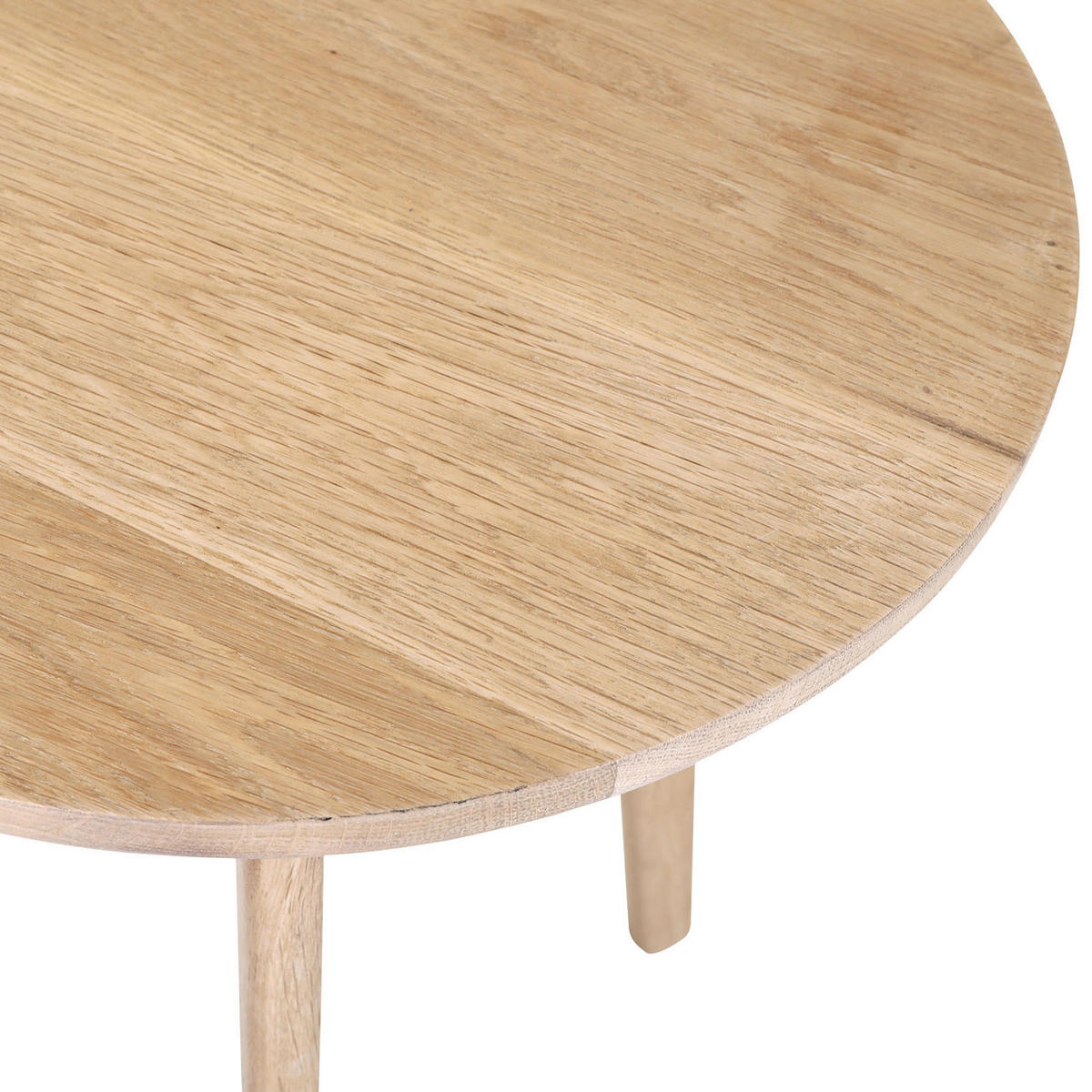 BEISTELLTISCH 45/45/60 cm Eiche massiv Eichefarben rund  - Eichefarben, Natur, Holz (45/45/60cm) - Landscape
