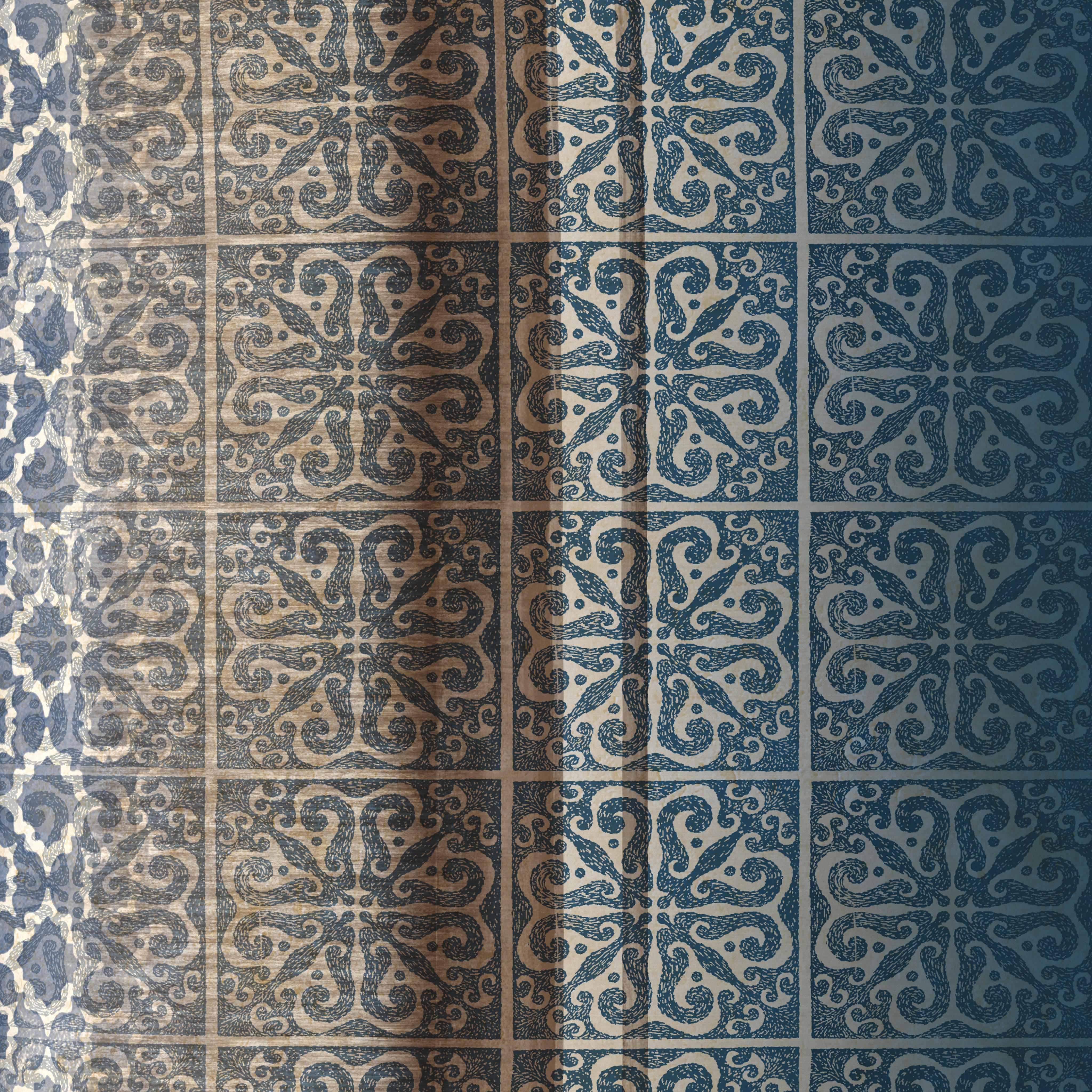 BETTWÄSCHE Satin  - Blau, KONVENTIONELL, Textil (135/200cm) - Esposa
