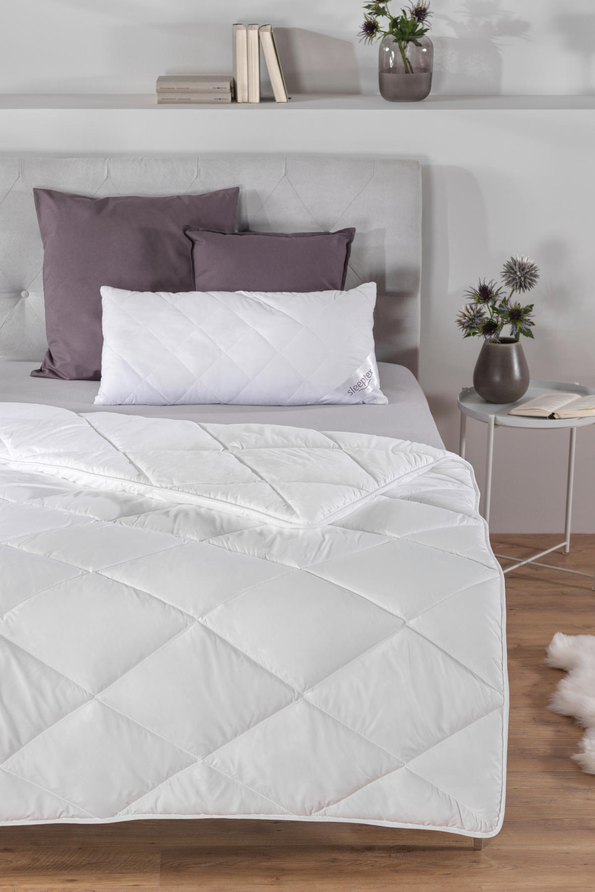 WINTERDECKE  Oviedo  135/200 cm   - Weiß, Basics, Textil (135/200cm) - Sleeptex