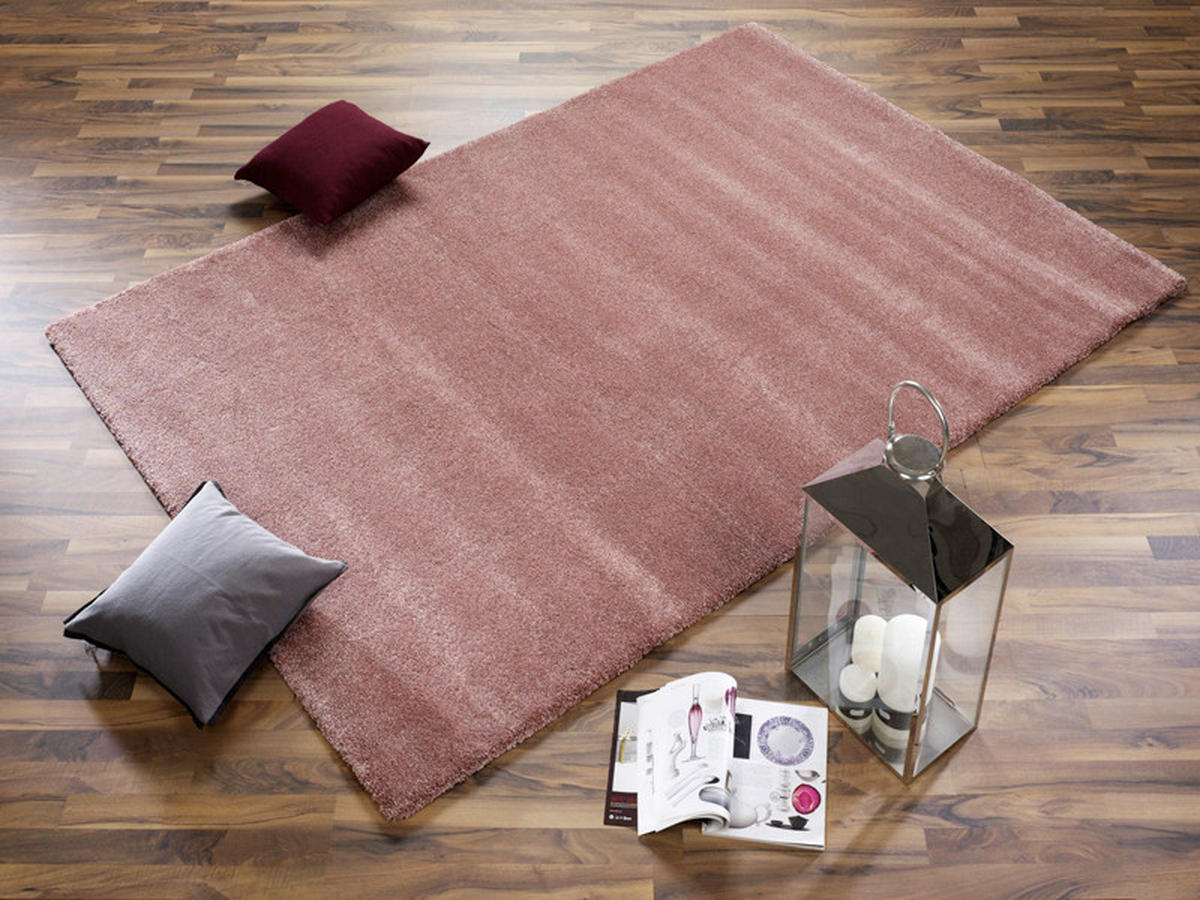 HOCHFLORTEPPICH 200/290 cm Bellevue Hellrosa  - Hellrosa, Basics, Textil (200/290cm) - Novel