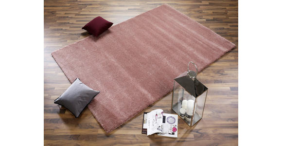 HOCHFLORTEPPICH 200/290 cm Bellevue Hellrosa  - Hellrosa, Basics, Textil (200/290cm) - Novel