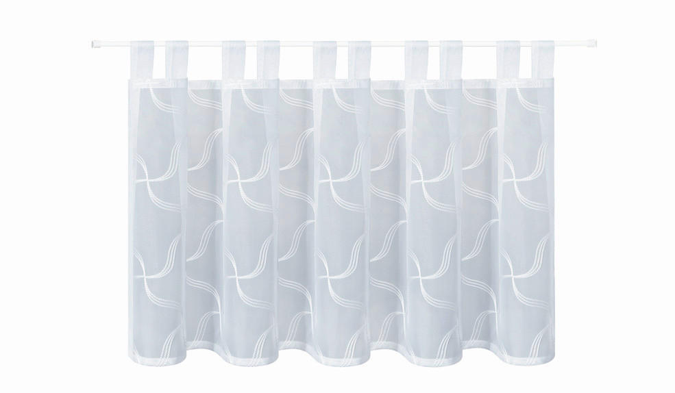 KURZGARDINE   150/50 cm   - Weiß, KONVENTIONELL, Textil (150/50cm)