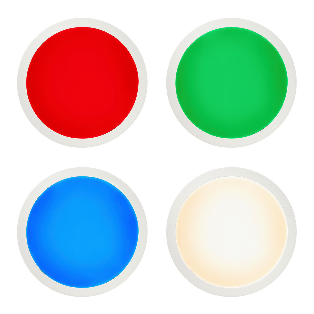 LED-PANEEL  - Weiß, KONVENTIONELL, Kunststoff/Metall (40/5,9cm) - Brilliant