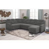 WOHNLANDSCHAFT in Chenille Anthrazit  - Anthrazit/Schwarz, Basics, Kunststoff/Textil (211/330/162cm) - MID.YOU