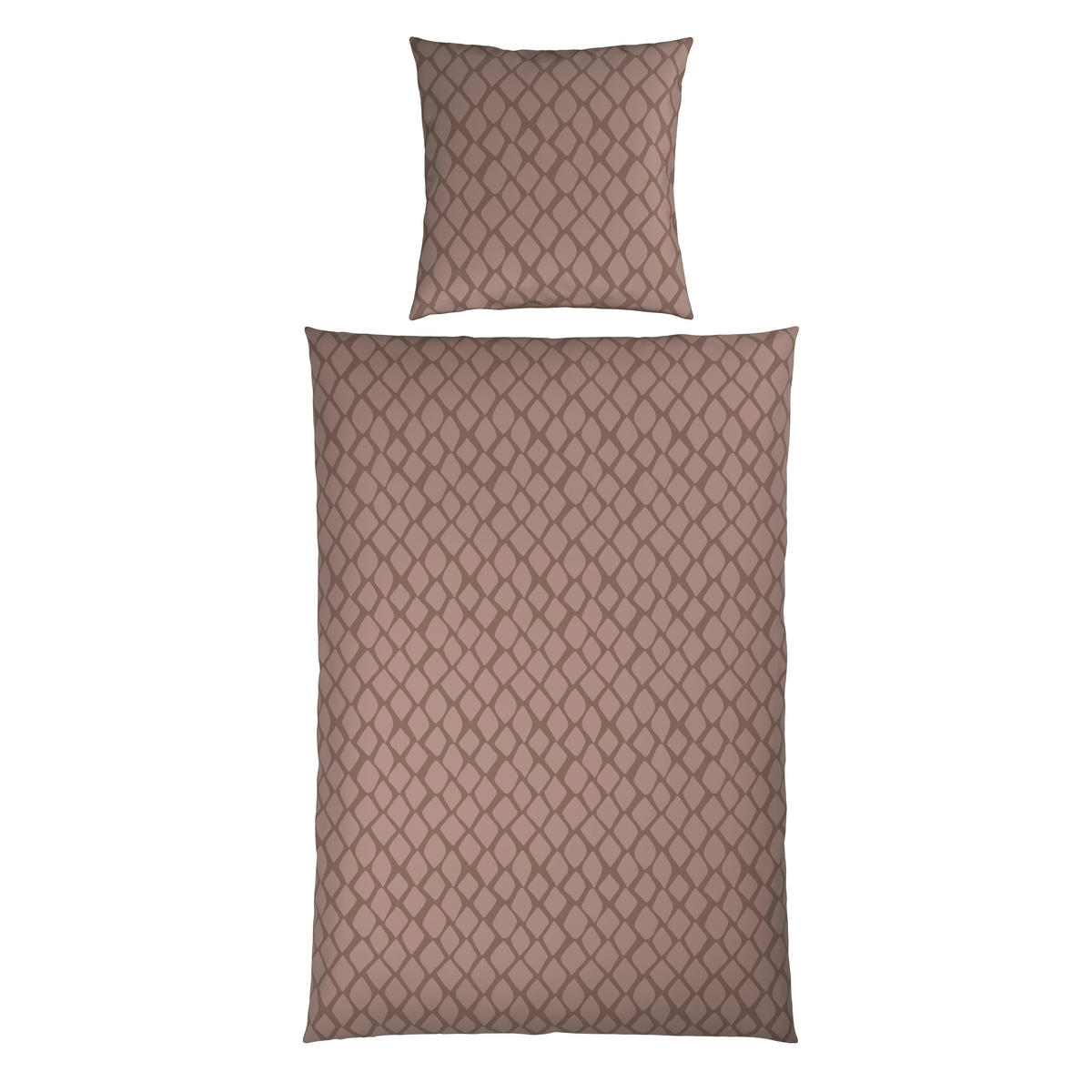 WENDEBETTWÄSCHE STRIPES DK Satin 135/200 cm  - Taupe, Design, Textil (135/200cm) - Dieter Knoll