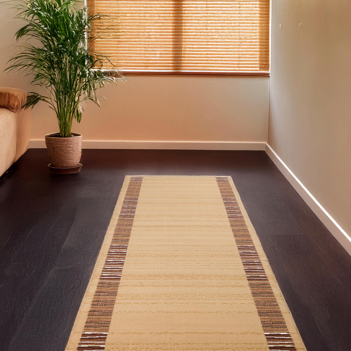 LÄUFER 60/200 cm Shiraz Beige, Hellbraun  - Hellbraun/Beige, LIFESTYLE, Textil (60/200cm)