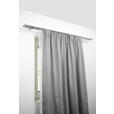 VORHANGSCHIENE - Grau Hochglanz, Basics, Metall (210/13,5/4,7cm) - Homeware