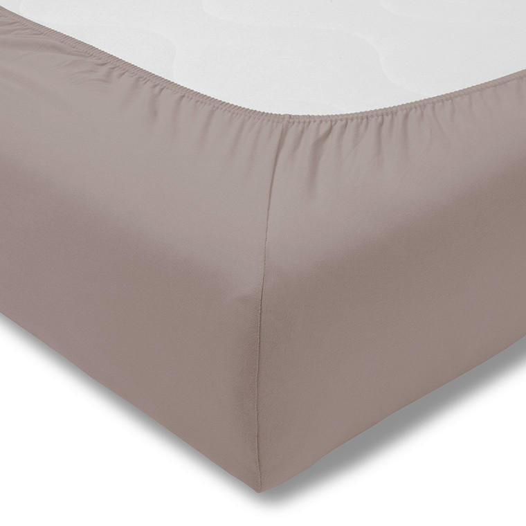 SPANNBETTTUCH Exquisit Single-Jersey  - Greige, Basics, Textil (100/200cm) - Estella