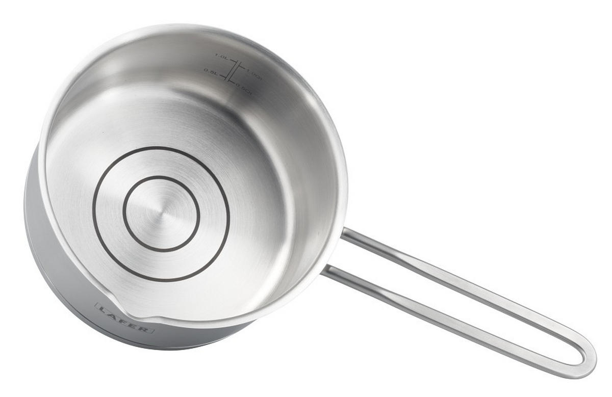 KOCHTOPFSET Lafer 5-teilig  - Basics, Metall - Johann Lafer