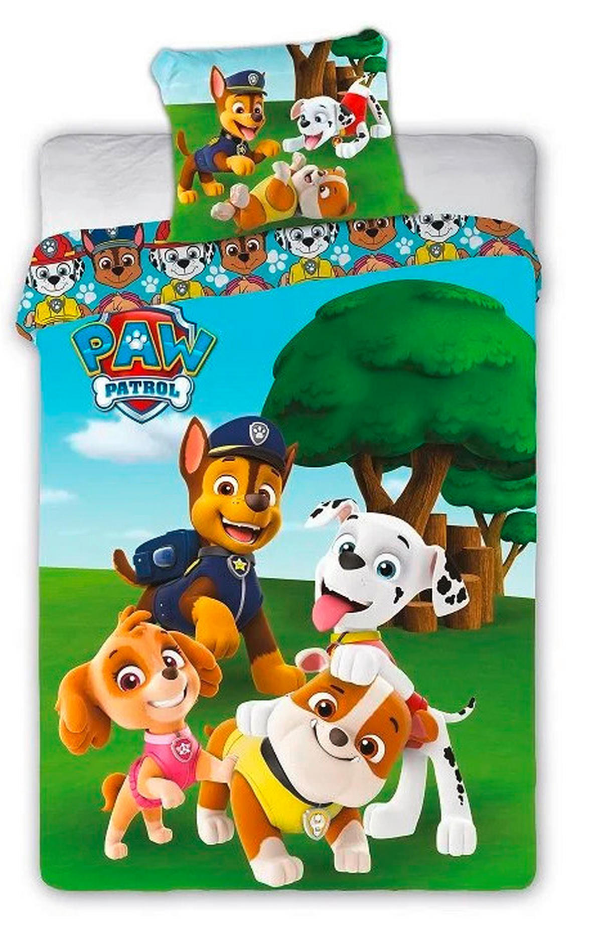 DEČJA POSTELJINA 140/200 cm renforcé tkanina višebojna  - višebojna, Konvencionalno, tekstil (140/200cm) - Paw Patrol