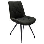 STUHL   Webstoff  - Schwarz, Design, Textil/Metall (51/89/66cm) - Novel