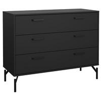 SIDEBOARD  in 98,7/76,6/39,8 cm  - Schwarz, Design, Holzwerkstoff/Metall (98,7/76,6/39,8cm) - Best Price