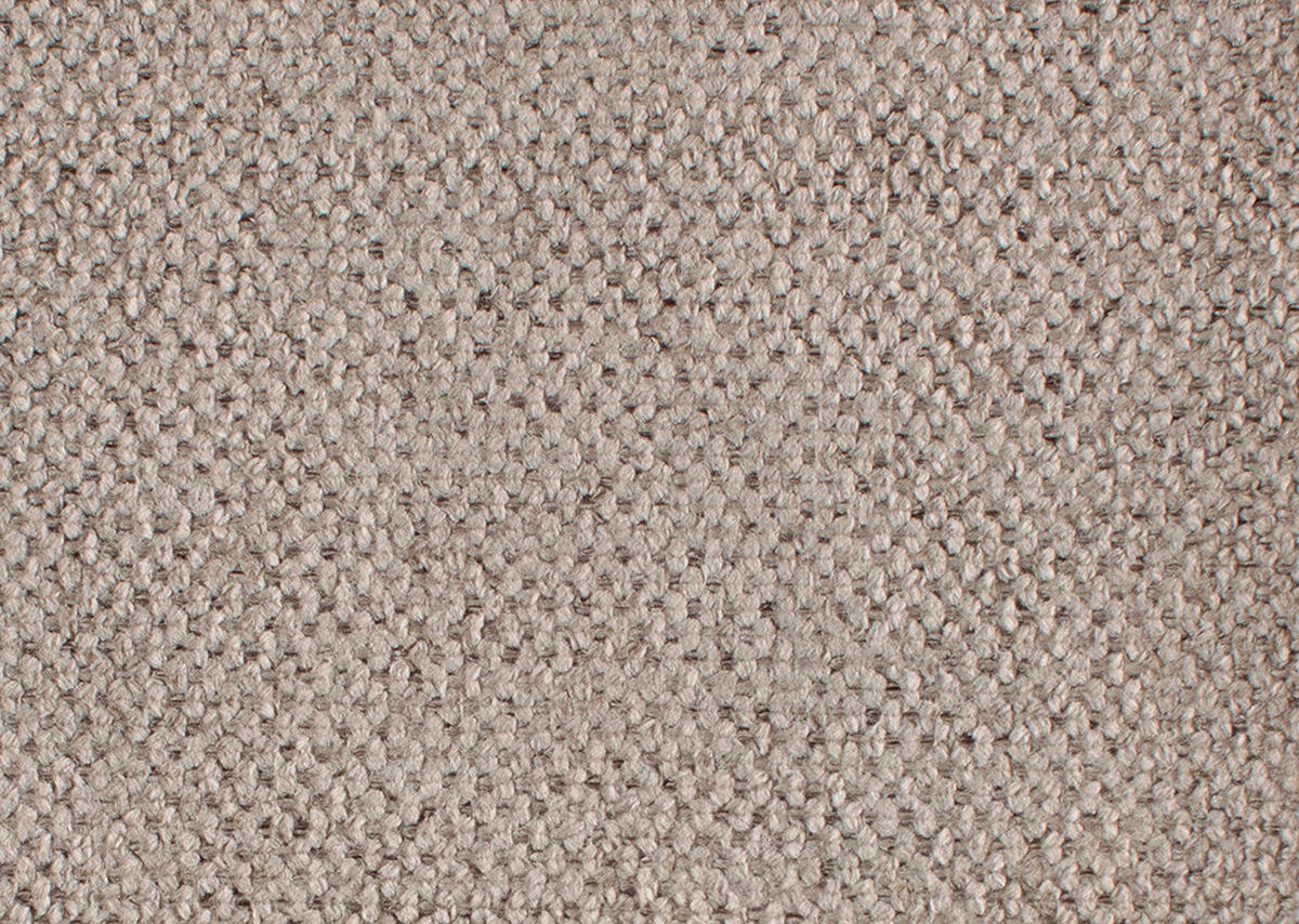 ECKSOFA in Webstoff Hellbraun  - Hellbraun/Schwarz, Design, Textil/Metall (184/284cm) - Dieter Knoll
