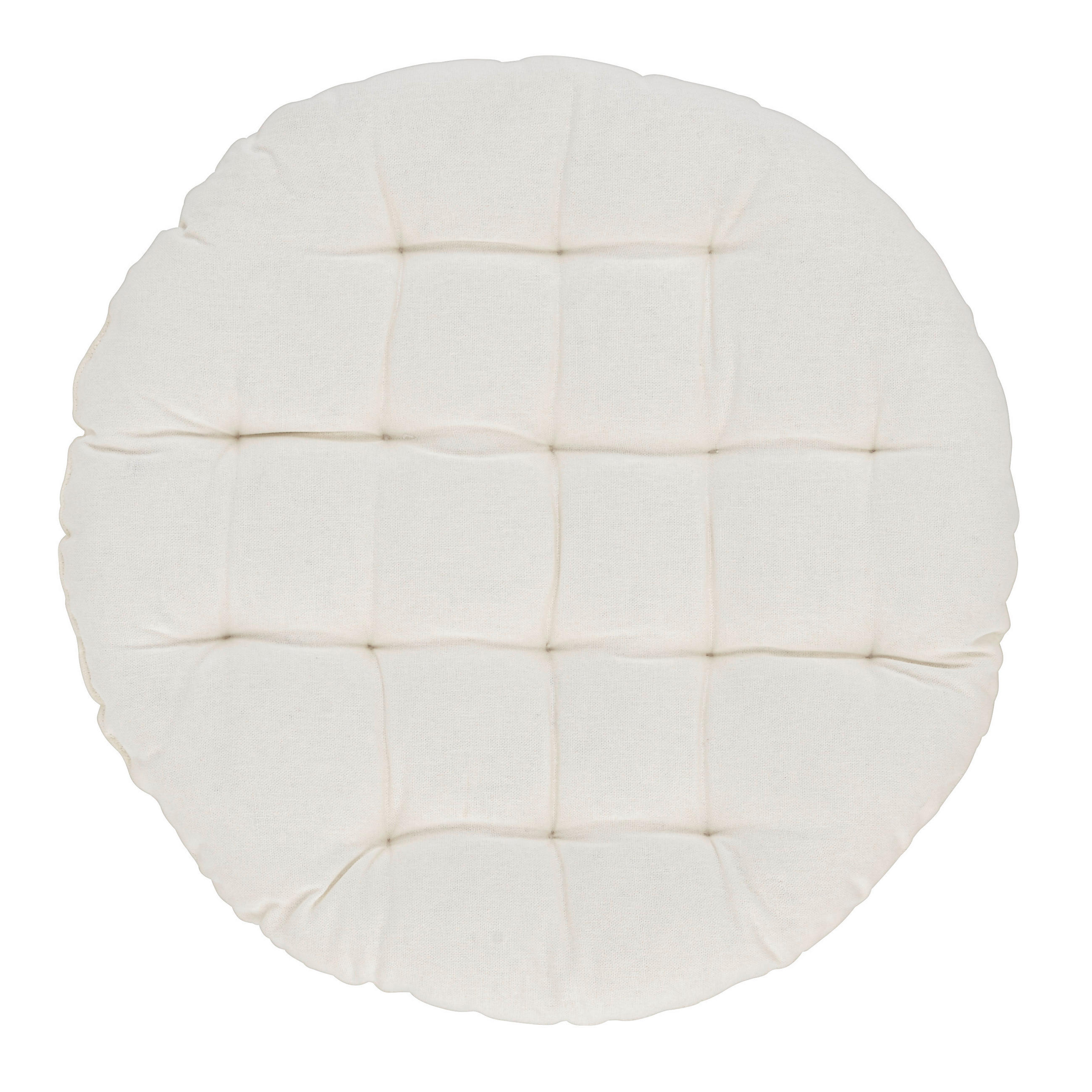 PERNĂ PENTRU ȘEZUT   40 cm  - alb, Design, textil (40cm) - Esposa