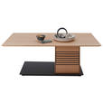 COUCHTISCH in Holz, Metall 120/70/42 cm  - Erlefarben/Schwarz, Natur, Holz/Metall (120/70/42cm) - Valnatura