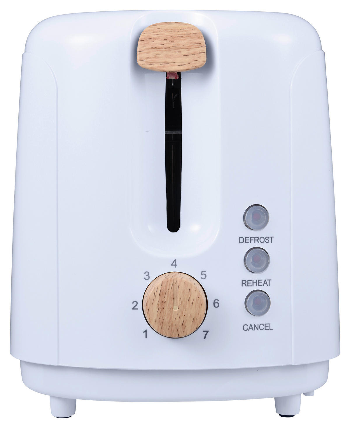 TOASTER  - Weiß, Basics, Kunststoff (18,5/29,5/16cm)
